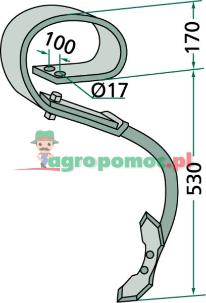 Ząb sprężynowy | 105000510 | zdjęcie nr 2