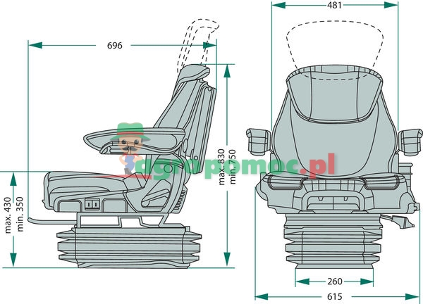 GRAMMER Siedzenie Maximo Evolution Active | zdjęcie nr 2