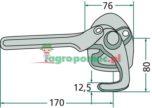 Hesterberg Dźwignia zamykająca | zdjęcie nr 2