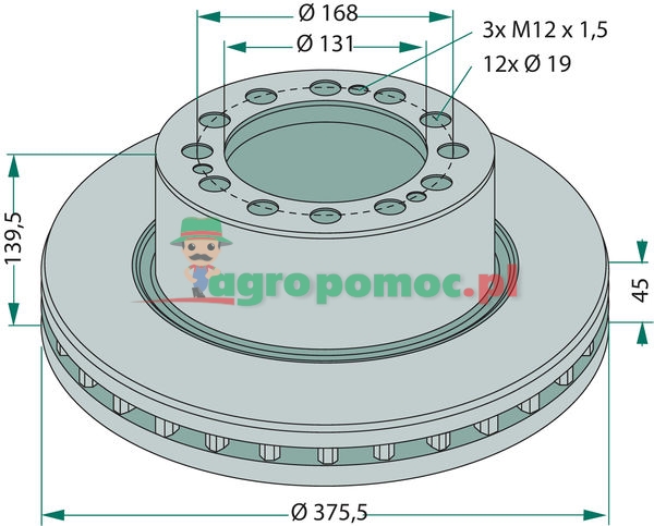 Tarcza hamulcowa | 4 079 0007 01 | zdjęcie nr 1