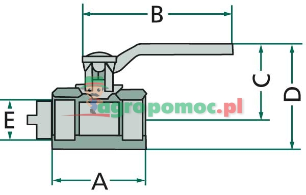 Zawór kulowy mosiężny | zdjęcie nr 2