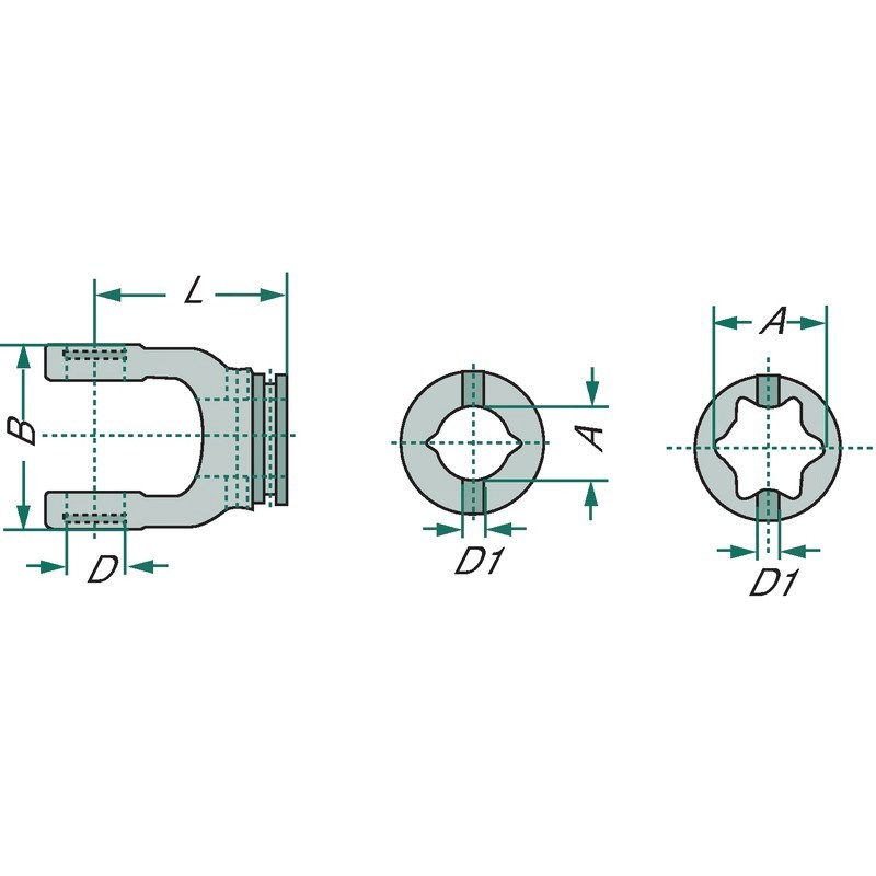 Walterscheid Widełki wpustowe | 019519, 1019519, 35.14.00 | zdjęcie nr 2