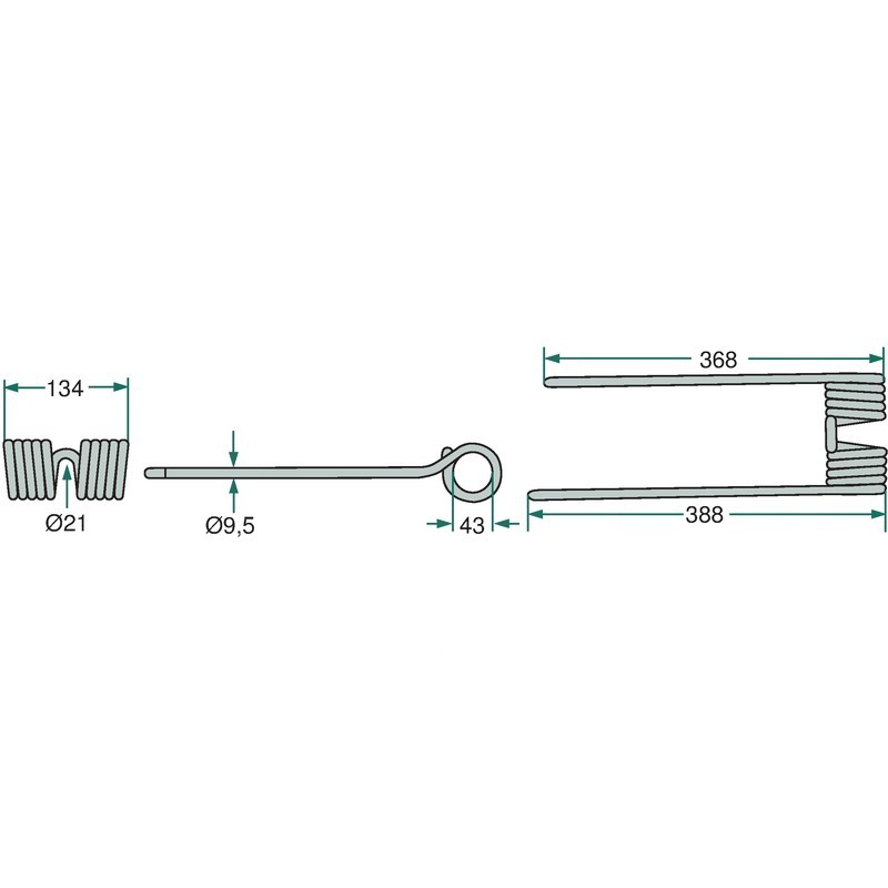 Palec przetrząsaczo-zgrabiarki karuzelowej | zdjęcie nr 2