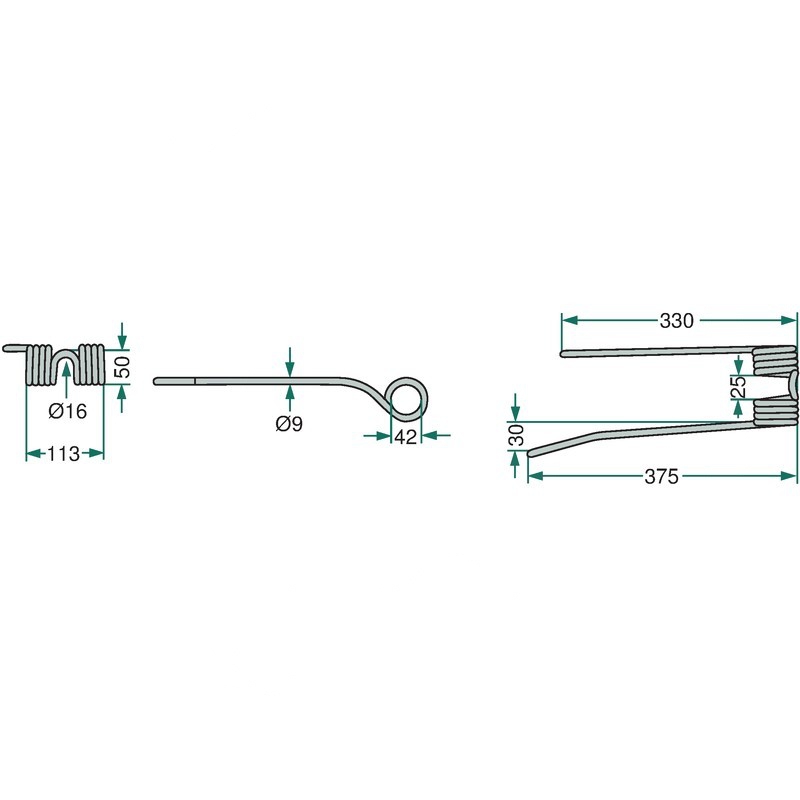 Palec przetrząsaczo-zgrabiarki karuzelowej | zdjęcie nr 2