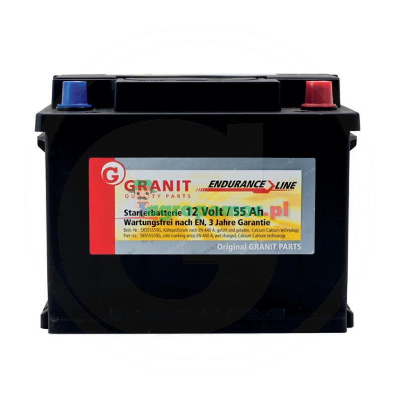 Akumulator 12V 55Ah zalany | zdjęcie nr 1