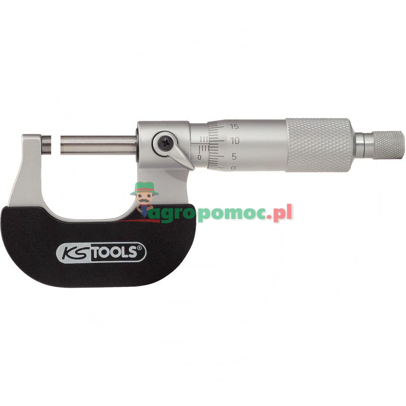 KS Tools Mikrometr kablakowy, 0-25mm | zdjęcie nr 1