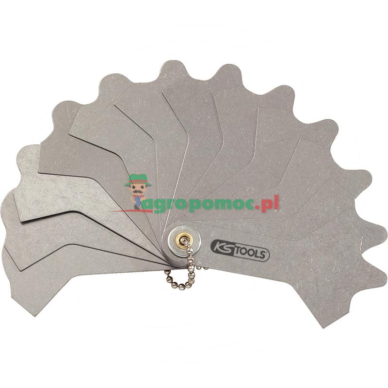 KS Tools Sprawdzian do spoin, 12 arkusz, 3-12mm | zdjęcie nr 1
