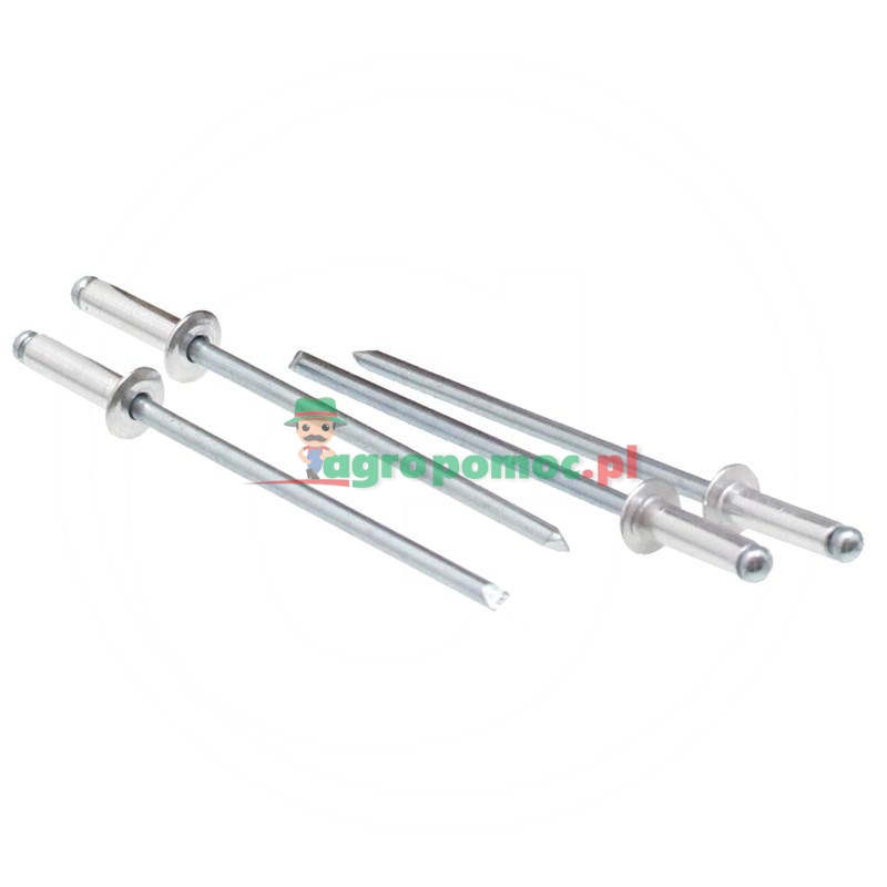 Opak. 250 Nity zrywalne strukturalne z łbem płaskim 6,4x18,5 | zdjęcie nr 1