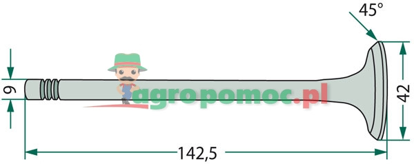 Zawór ssący | 131100050014 | zdjęcie nr 2