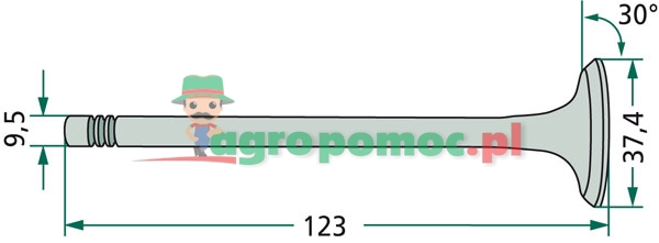 Zawór wydechowy | 748309M1 | zdjęcie nr 2