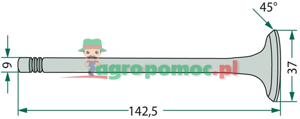 Zawór wydechowy | 161160050002 | zdjęcie nr 2