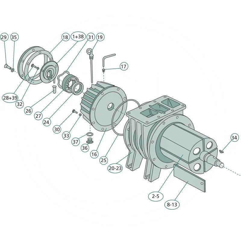 Łopatka sprężarki jurop | 16016-008-0 | zdjęcie nr 2