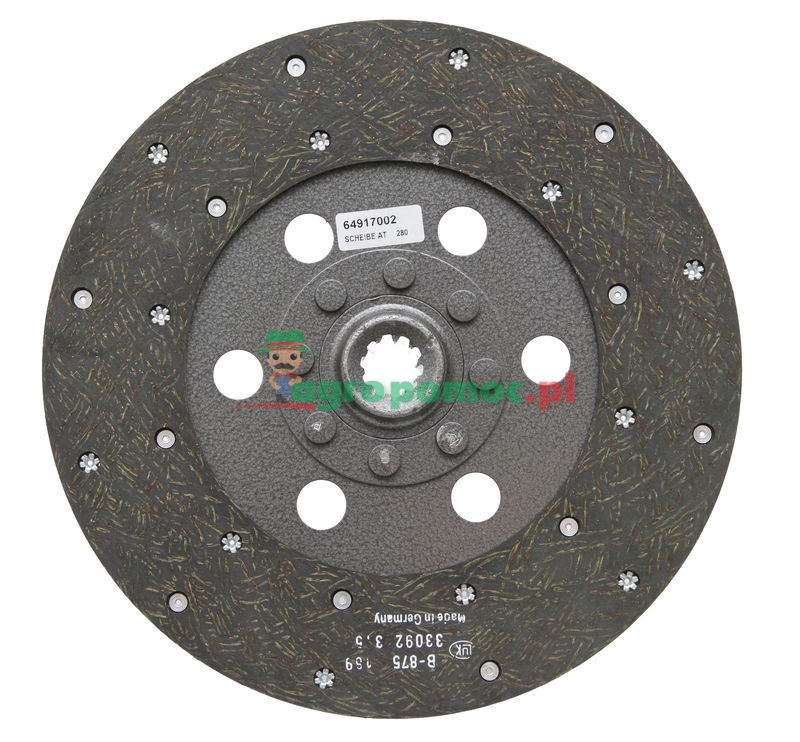 Tarcza sprzęgła 280 | 1424135M93, 328008316 | zdjęcie nr 1