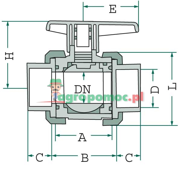Zawór kulowy z kurkiem | zdjęcie nr 2
