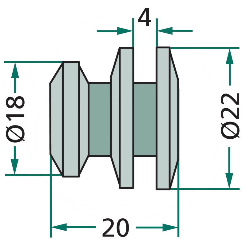 Mocowanie noża luzemMocowanie noża luzem | 0919108300 | zdjęcie nr 2