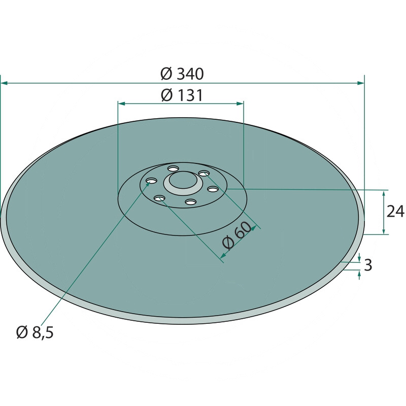 Talerz redlicy wysiewającej horsch | 23010201 | zdjęcie nr 2