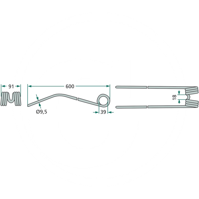 Palec zgrabiarki pokosowej | 492472 | zdjęcie nr 2