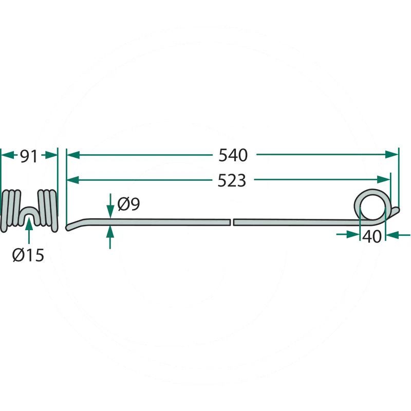 Palec zgrabiarki pokosowej | 0699780, 0621811, 250-234X | zdjęcie nr 2