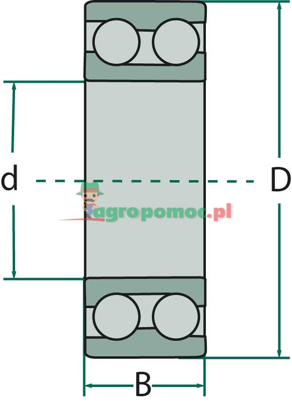 FAG Łożysko kulkowe skośne | zdjęcie nr 2