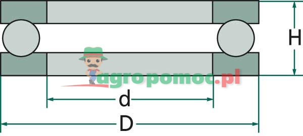 FAG Łożysko kulkowe wzdłużne | zdjęcie nr 2