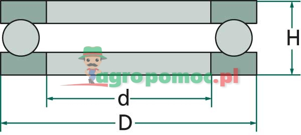 FAG Łożysko kulkowe wzdłużne | zdjęcie nr 2
