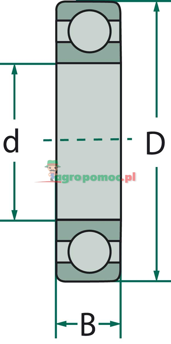 FAG Łożysko kulkowe zwykłe | zdjęcie nr 2