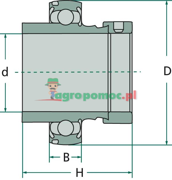 FAG Łożysko samonastawne | GE25-KRR-B | zdjęcie nr 2