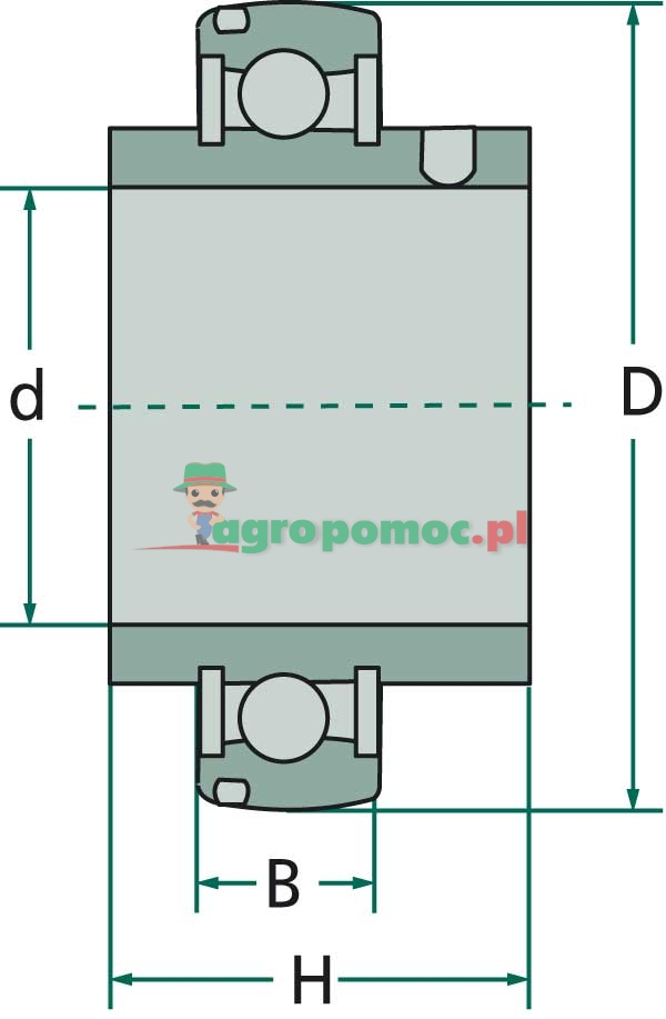 FAG Łożysko samonastawne | GYE45-KRR-B | zdjęcie nr 2