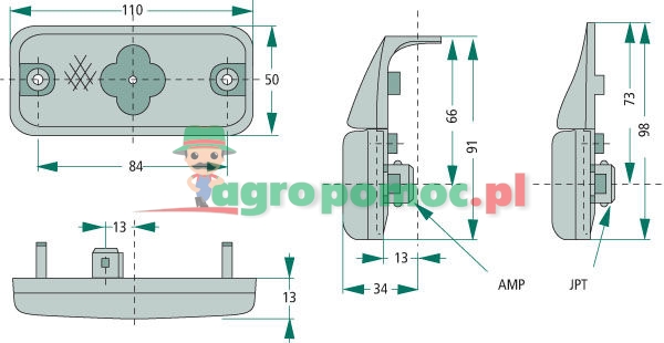 Lampa sygnalizacyjna boczna | 198650 | zdjęcie nr 2