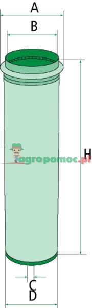 Mann Filter Filtr dokładny powietrza | 131100190019 | zdjęcie nr 1