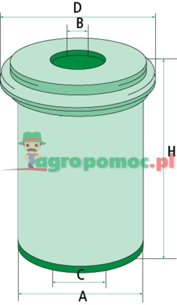 Mann Filter Filtr powietrza | AF1801 | zdjęcie nr 1