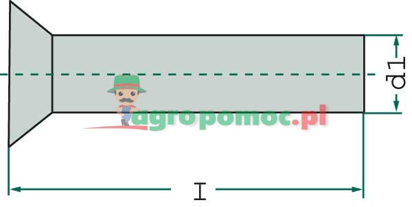 Nity z łbem wpuszczanym | 657241 | zdjęcie nr 2