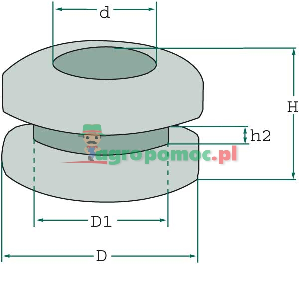 Przelotka gumowa | zdjęcie nr 2