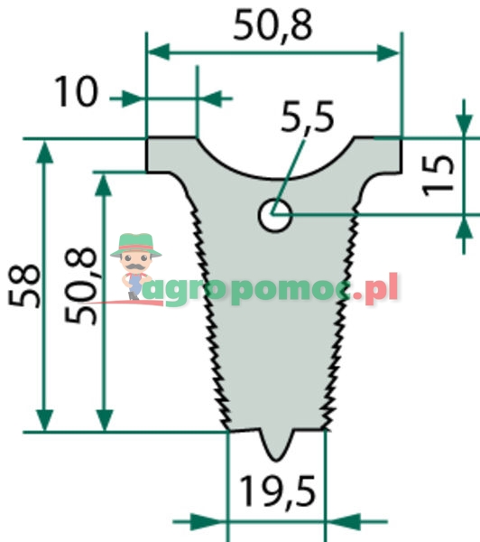 Stalka bagnetu | 1002331 | zdjęcie nr 2
