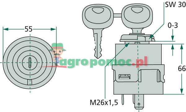 Włącznik zapłonu żarowego | zdjęcie nr 2