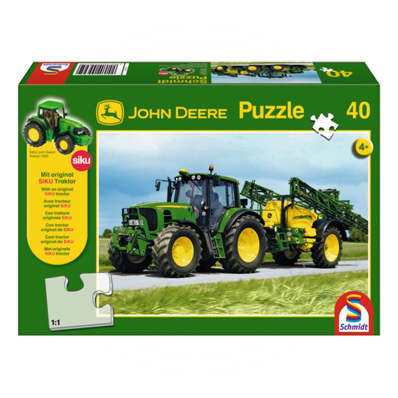 Puzzle dla dzieci Schmidt Spiele John Deere 6630 z opryskiwaczem | zdjęcie nr 1