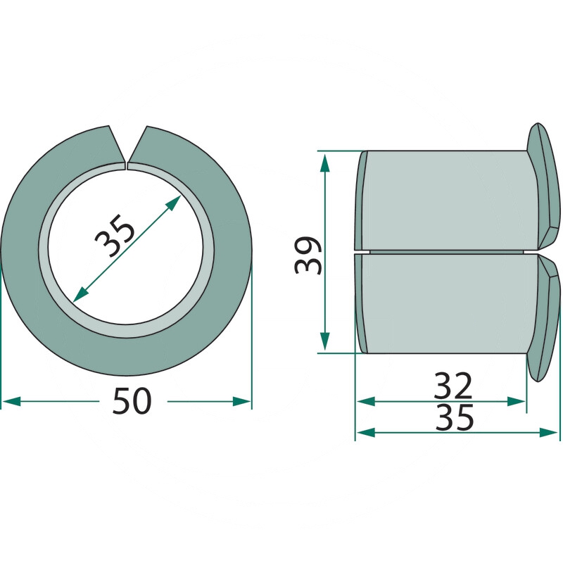 Tulejka kołnierzowa | 01142800 | zdjęcie nr 2