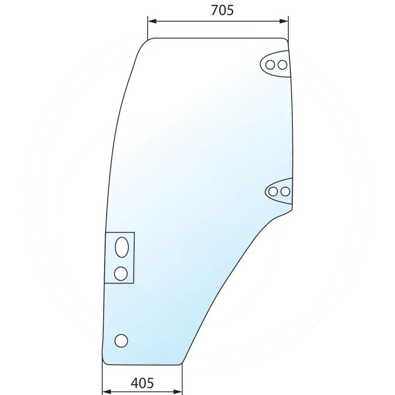 Szyba drzwi lewa, bez ramy | 82036001, 82019226 | zdjęcie nr 1