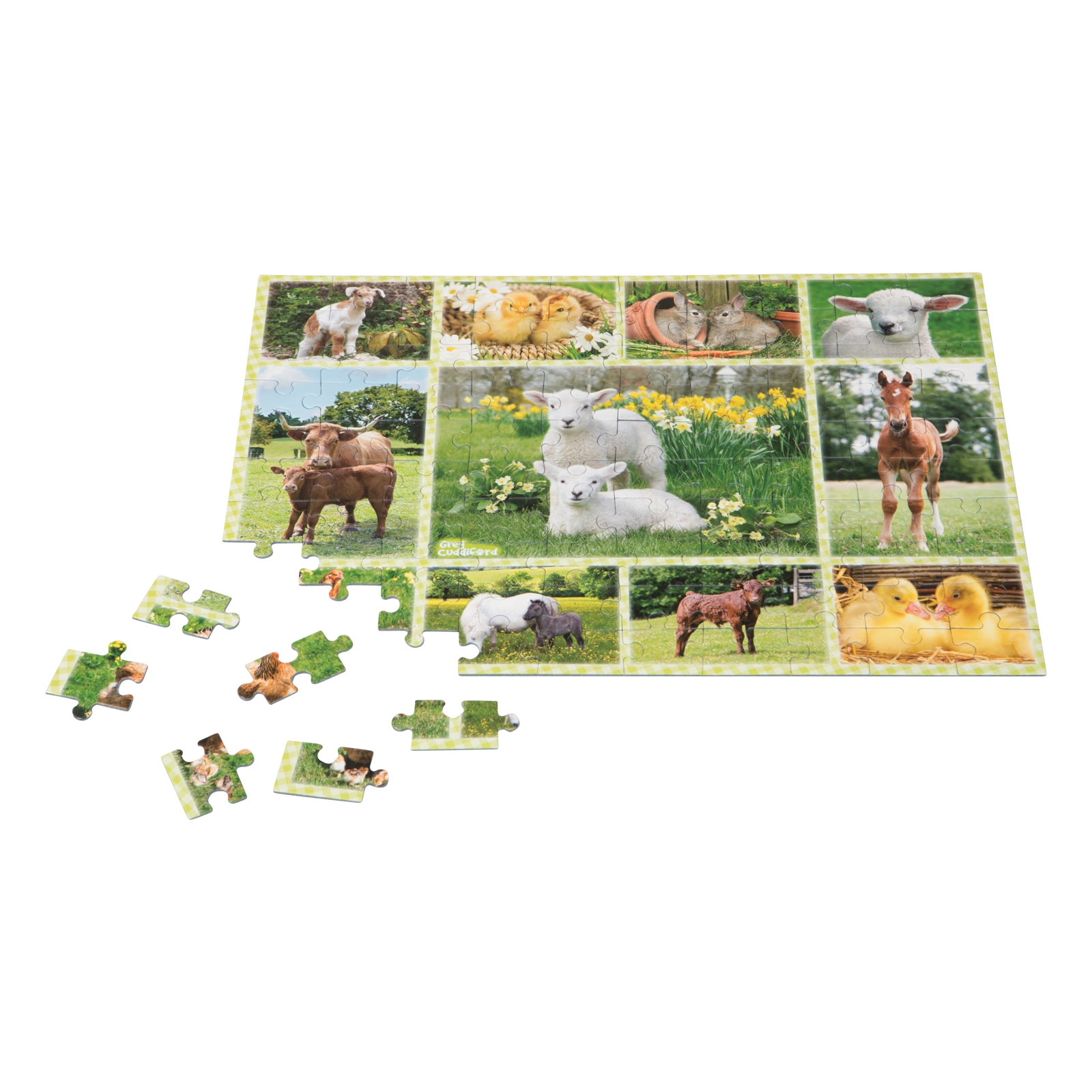 Puzzle, małe zwierzątka w gospodarstwie, Schmidt 100 elementów | zdjęcie nr 3