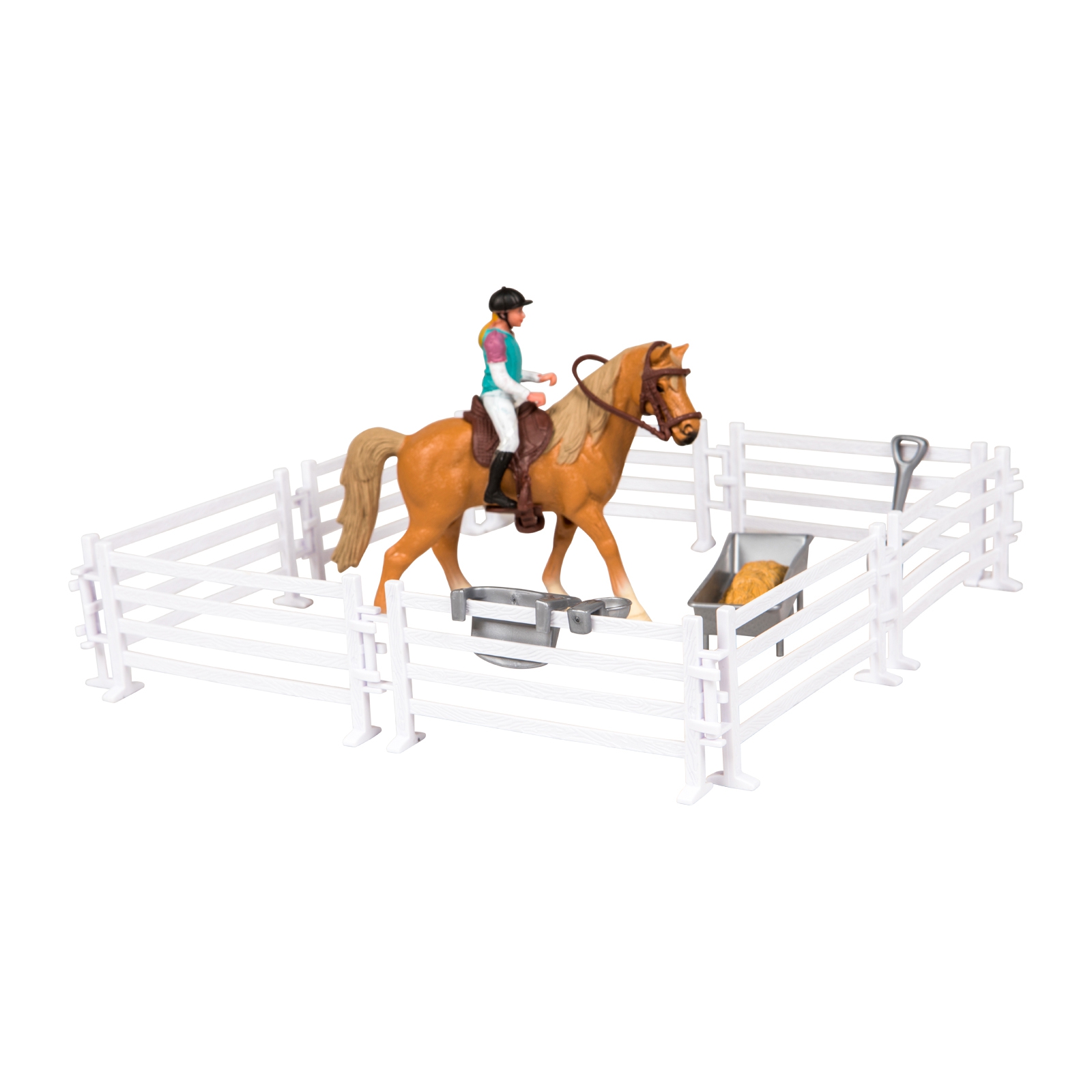 Koń z dżokejem i akcesoriami | zdjęcie nr 3