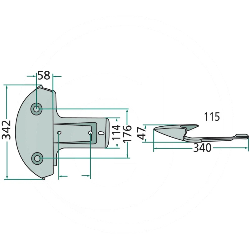 Płoza do kosiarki dyskowej KUHN | 56190600 | zdjęcie nr 2