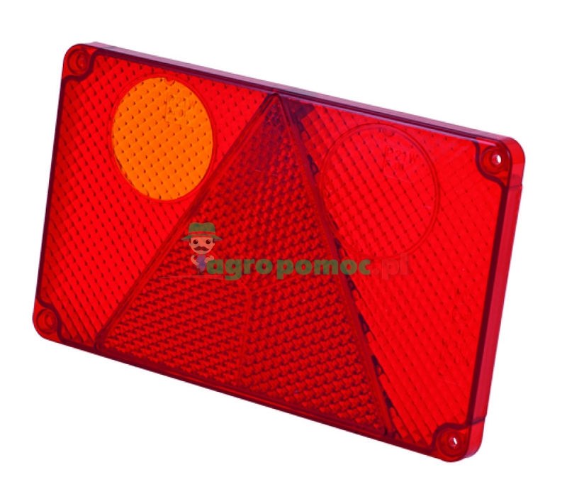 AGTECH Klosz lampy zespolonej lewy W21L z obrysem przeciwmgielnym | 116 / WAŚ | zdjęcie nr 1