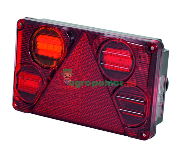 AGTECH Lampa zespolona tylna diodowa W70dl 12-24V | 393 / WAŚ | zdjęcie nr 1