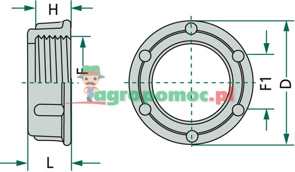 Nakrętka złączkowa | zdjęcie nr 2