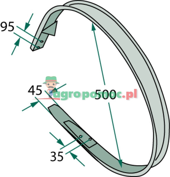 Osłona podbieracza | 1125420501 | zdjęcie nr 2
