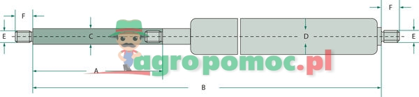 Stabilus Siłownik gazowy | zdjęcie nr 2