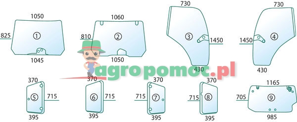 Szyba boczna | 0.012.1437.0 | zdjęcie nr 1