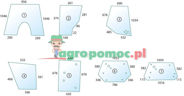 Szyba boczna | 32993900 | zdjęcie nr 1