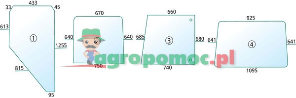 Szyba boczna | 7701350543 | zdjęcie nr 1