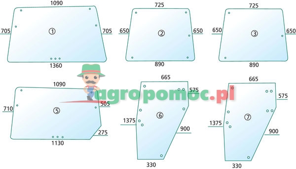 Szyba boczna | 04363398 | zdjęcie nr 1